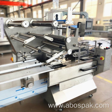 Automatic soap flow wrapping machine